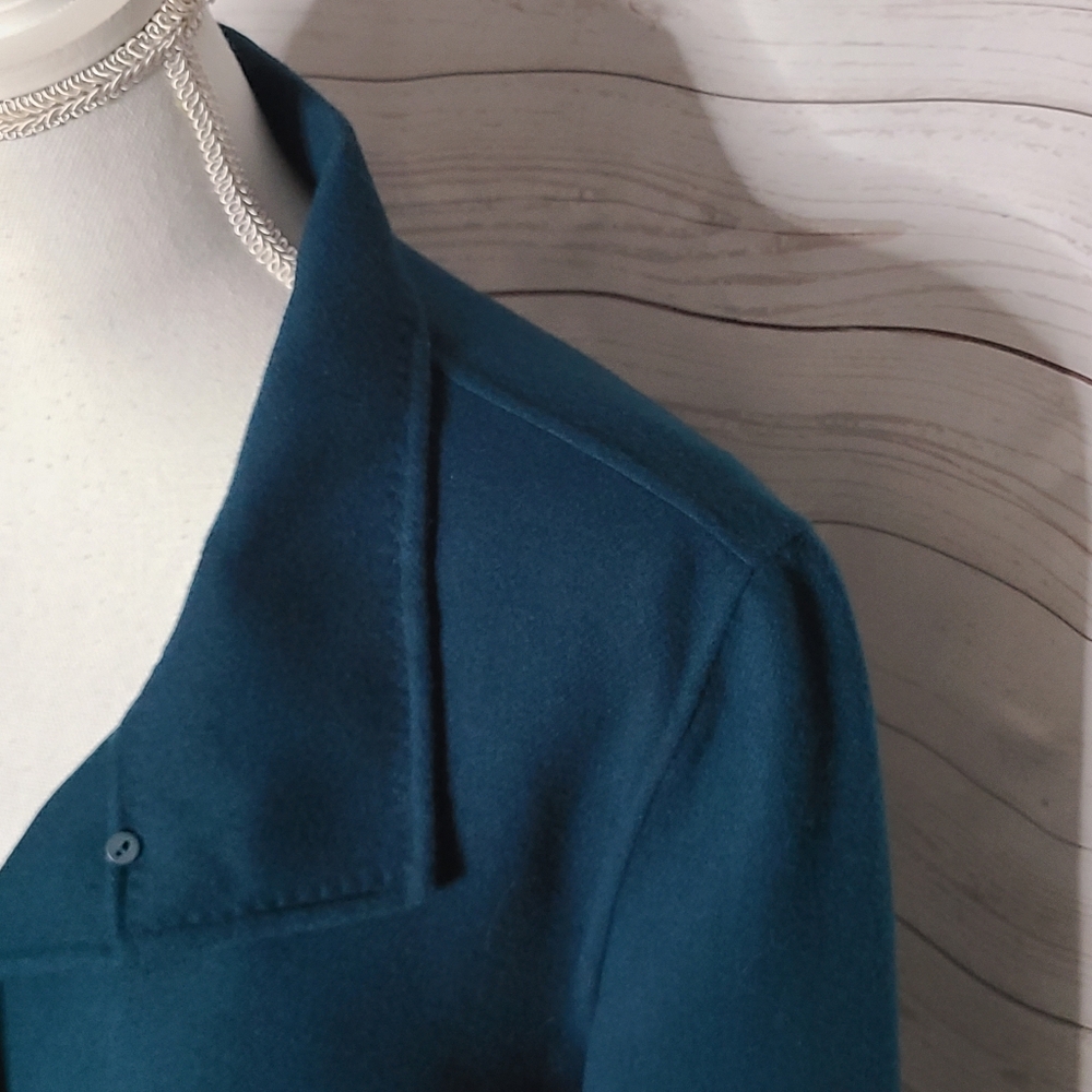 Talbots Wool Collard Button Coat Jacket - image 7